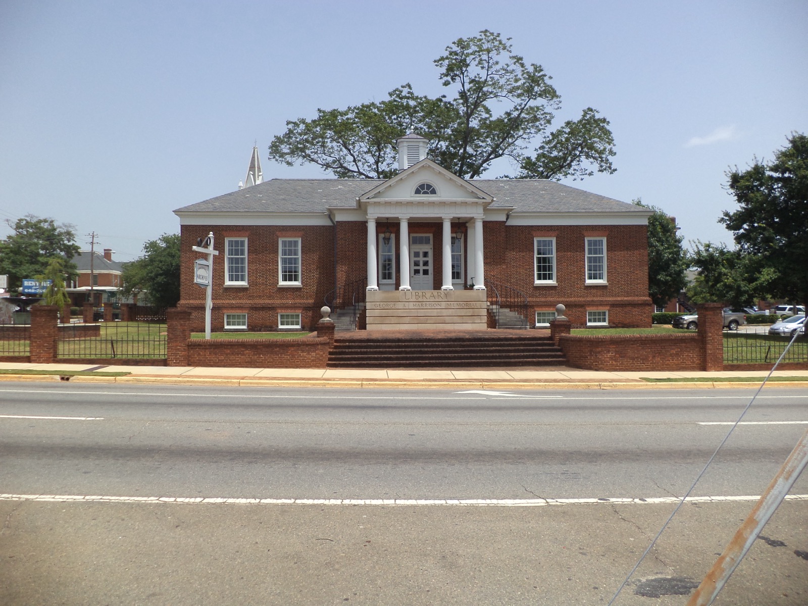 The former George A. Harrison Memorial Library building that houses the Thomaston-Upson Archives.